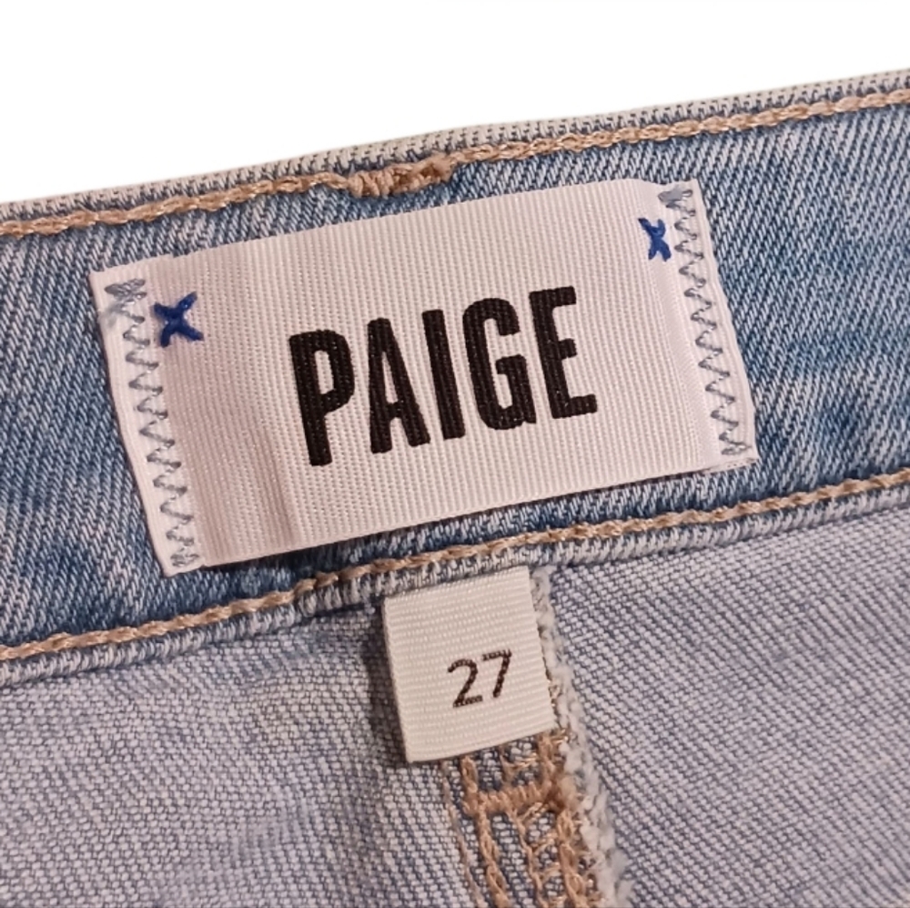 PAIGE Skyline Ankle Peg Jean Destructed - Picture 7 of 9